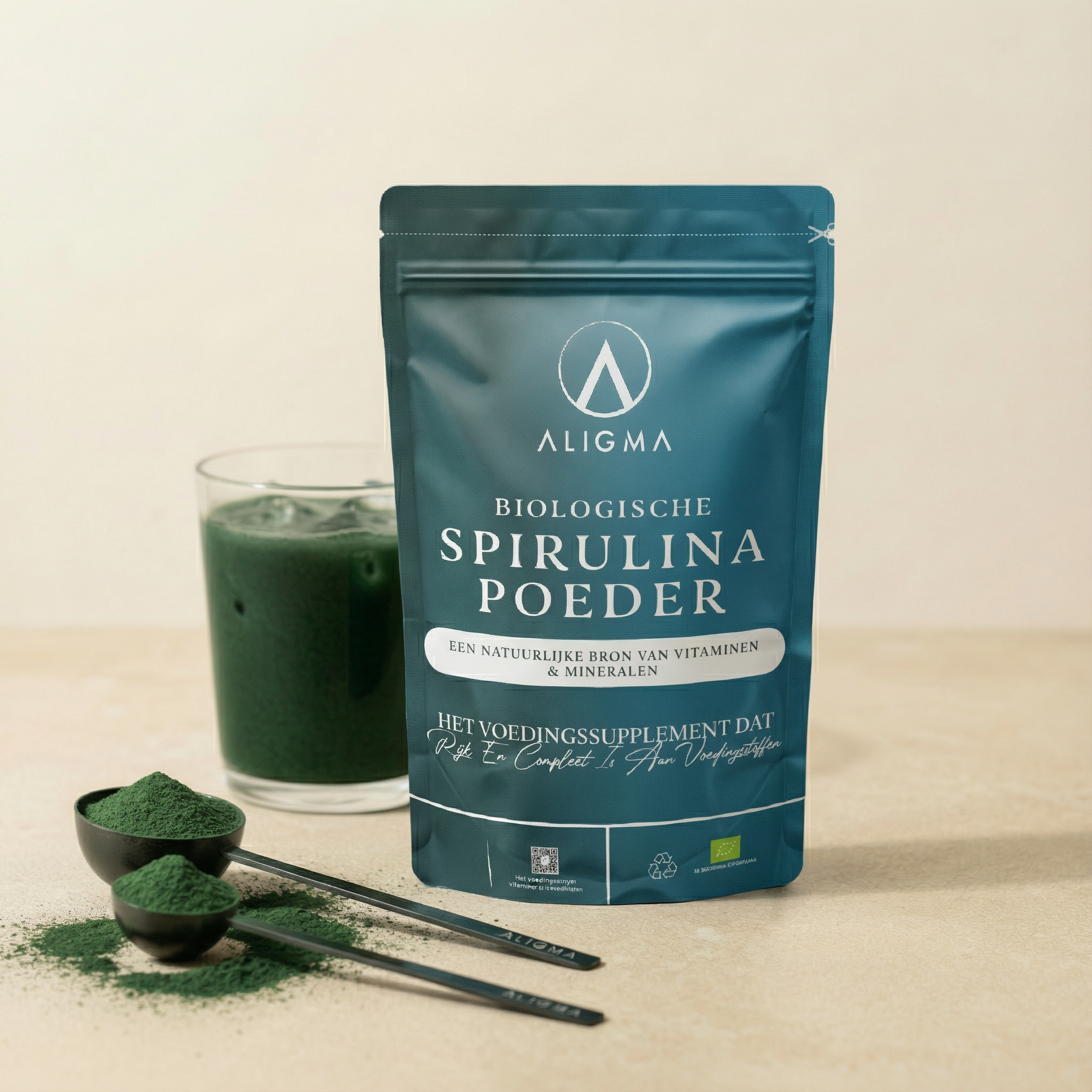 Organic Spirulina Powder - Premium Blue-Green Algae Superfood