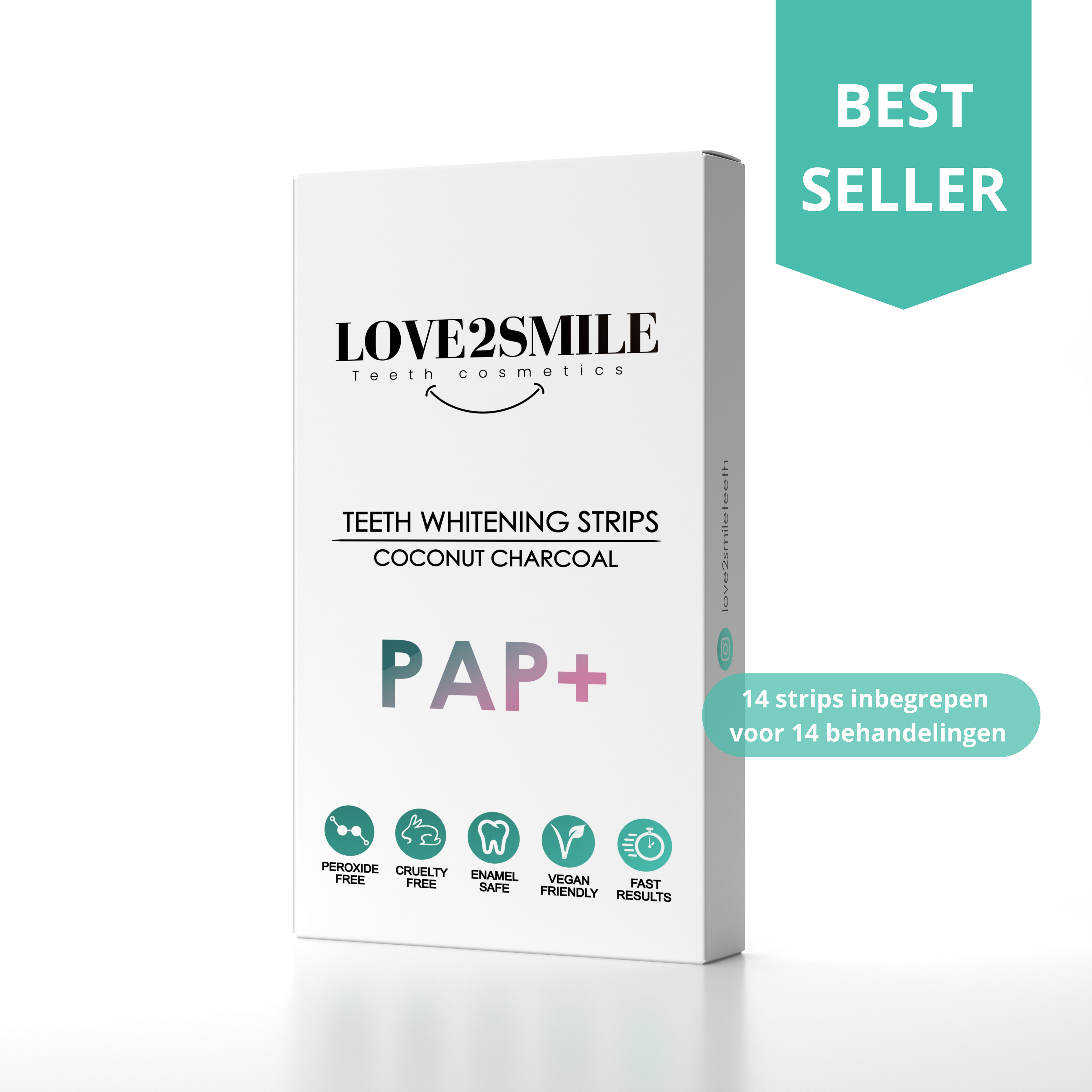 PAP+ Teeth Whitening Strips - 14 Day Treatment | 1+1 Bundle Deal