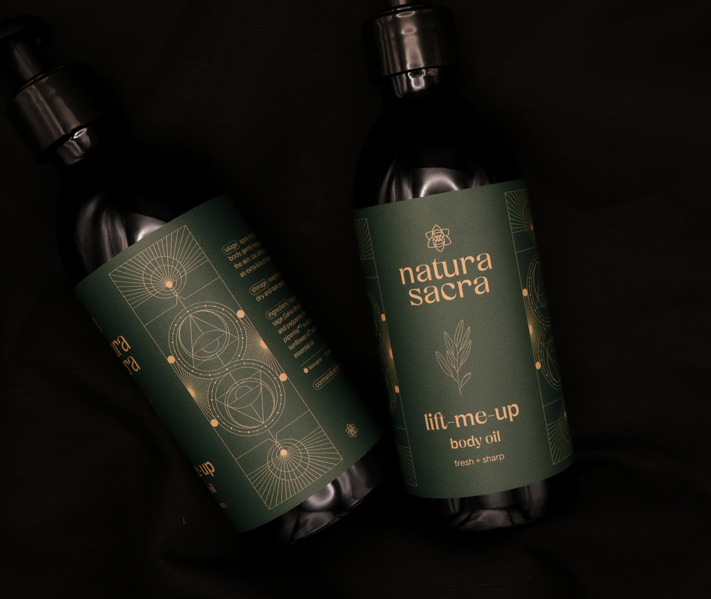 Lift-Me-Up Body Oil - Energizing Sage & Eucalyptus for Men