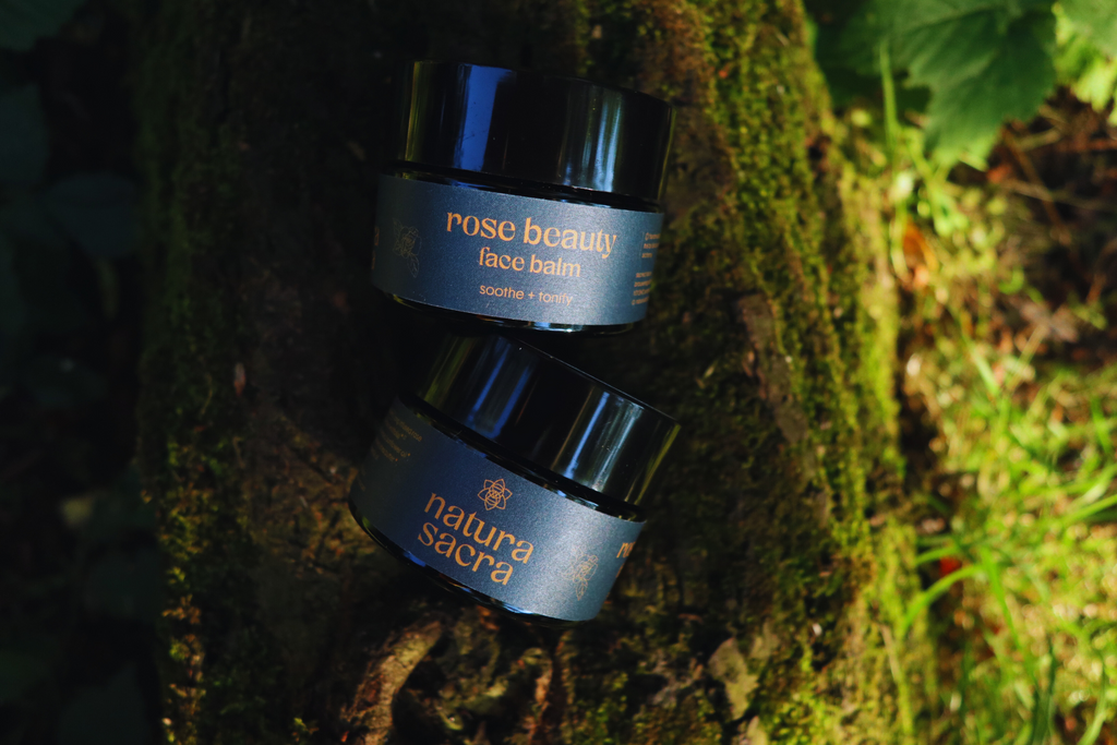 Rose Beauty Face Balm - Organic Ayurvedic Moisturizer | Shea Butter & Rose
