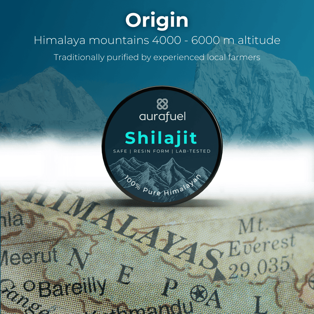 Pure Himalayan Shilajit Resin - 78%+ Fulvic Acid | Authentic Ayurvedic Supplement