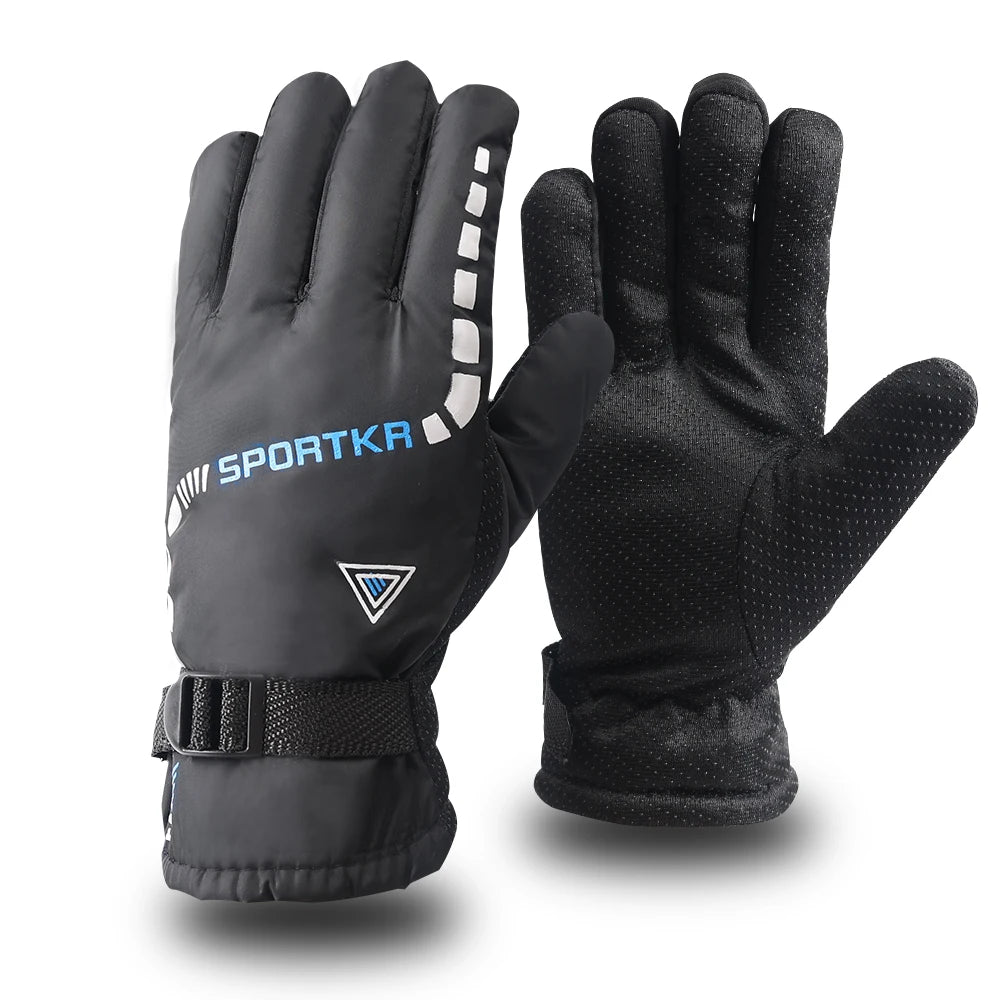 Winter Cycling Gloves - Waterproof Thermal Gloves for Skiing, Hiking & Motorcycle