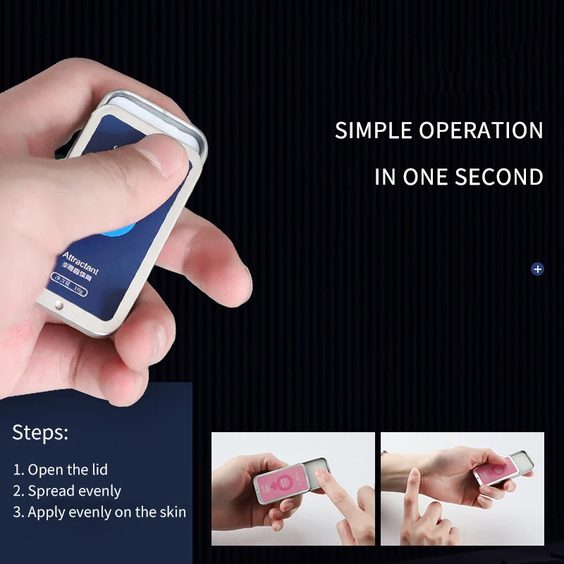 Solid Pheromone Perfume Balm - Long-Lasting Portable Fragrance & Deodorant 10g