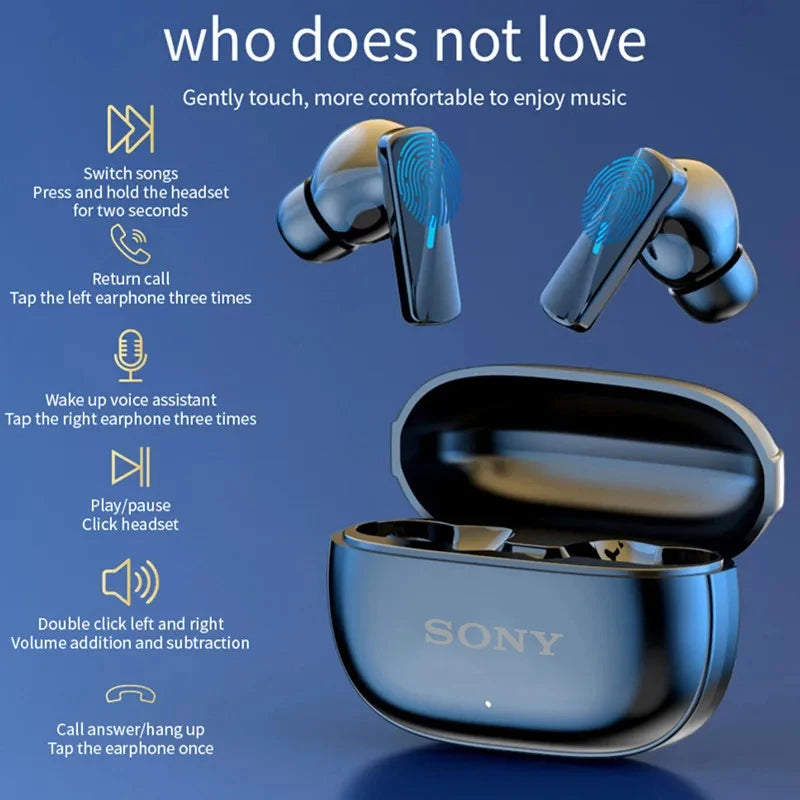 Sony Mate 50 Wireless Bluetooth Earbuds - Touch Control Sports Headphones with Mic