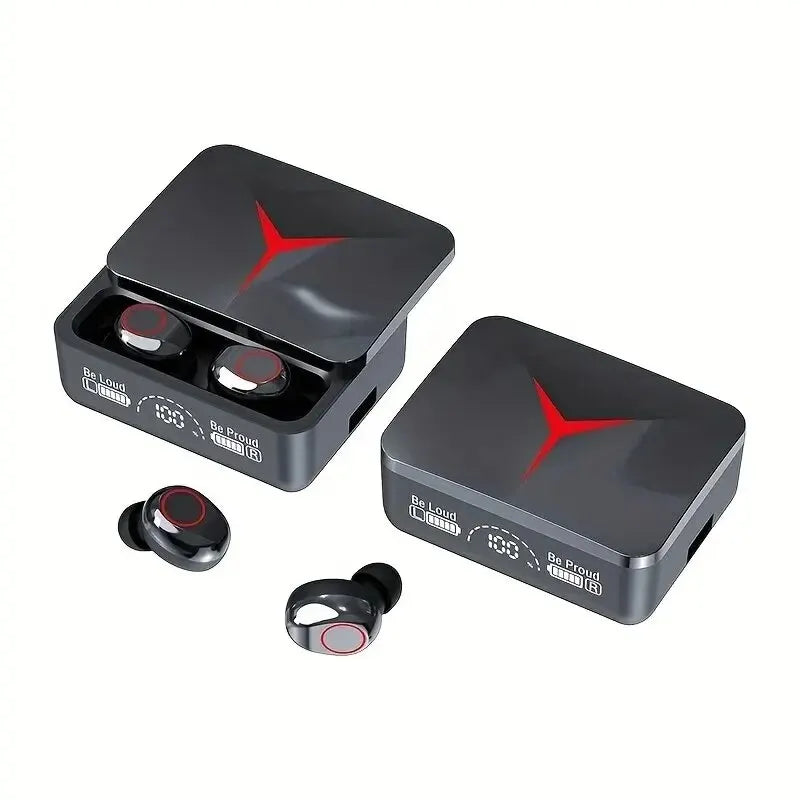 M90 TWS Wireless Earbuds - Bluetooth 5.3 Gaming Earphones with Active Noise Cancelling