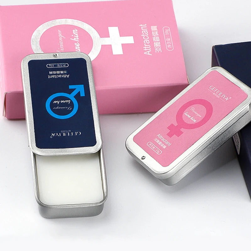Solid Pheromone Perfume Balm - Long-Lasting Portable Fragrance & Deodorant 10g