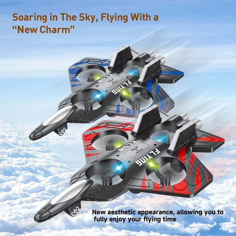 EPP Foam RC Stunt Glider - Electric Remote Control Fighter Plane for Kids