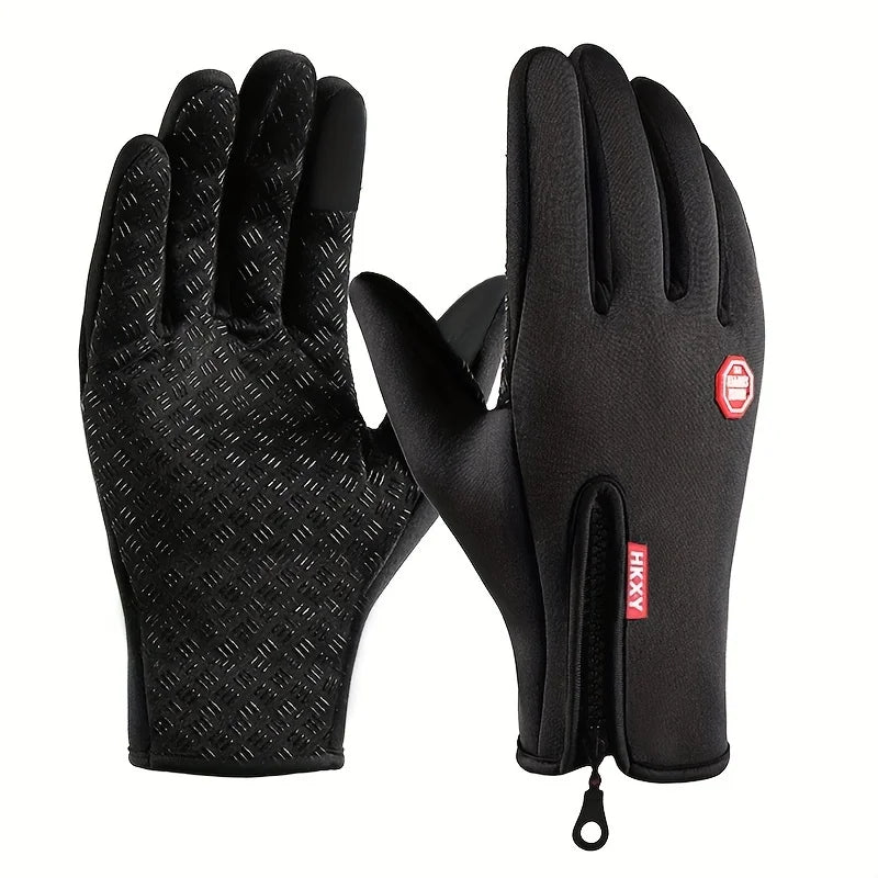 Winter Touchscreen Gloves - Warm Windproof Non-Slip for Cycling, Driving & Outdoor