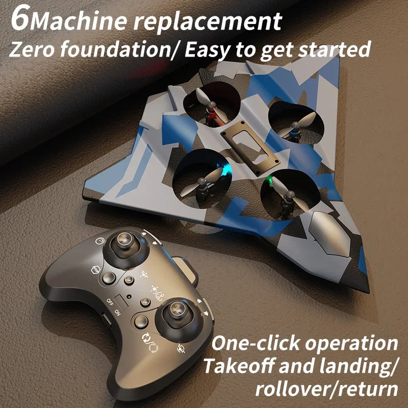 EPP Foam RC Stunt Glider - Electric Remote Control Fighter Plane for Kids