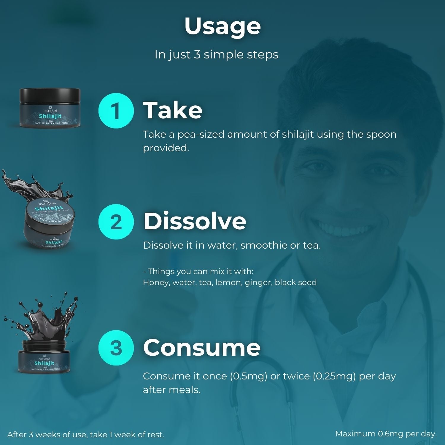 Pure Himalayan Shilajit Resin - 78%+ Fulvic Acid | Authentic Ayurvedic Supplement