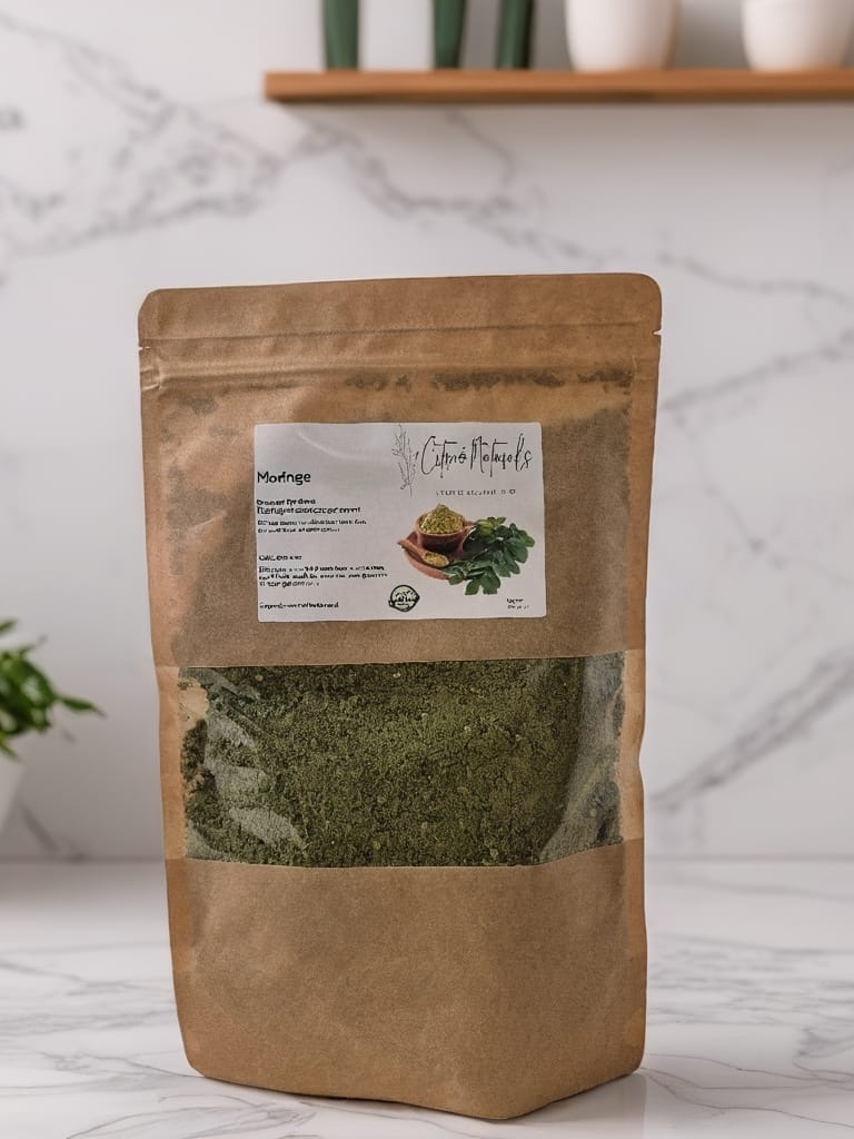 Organic Moringa Leaf Powder - Raw Superfood | 125g