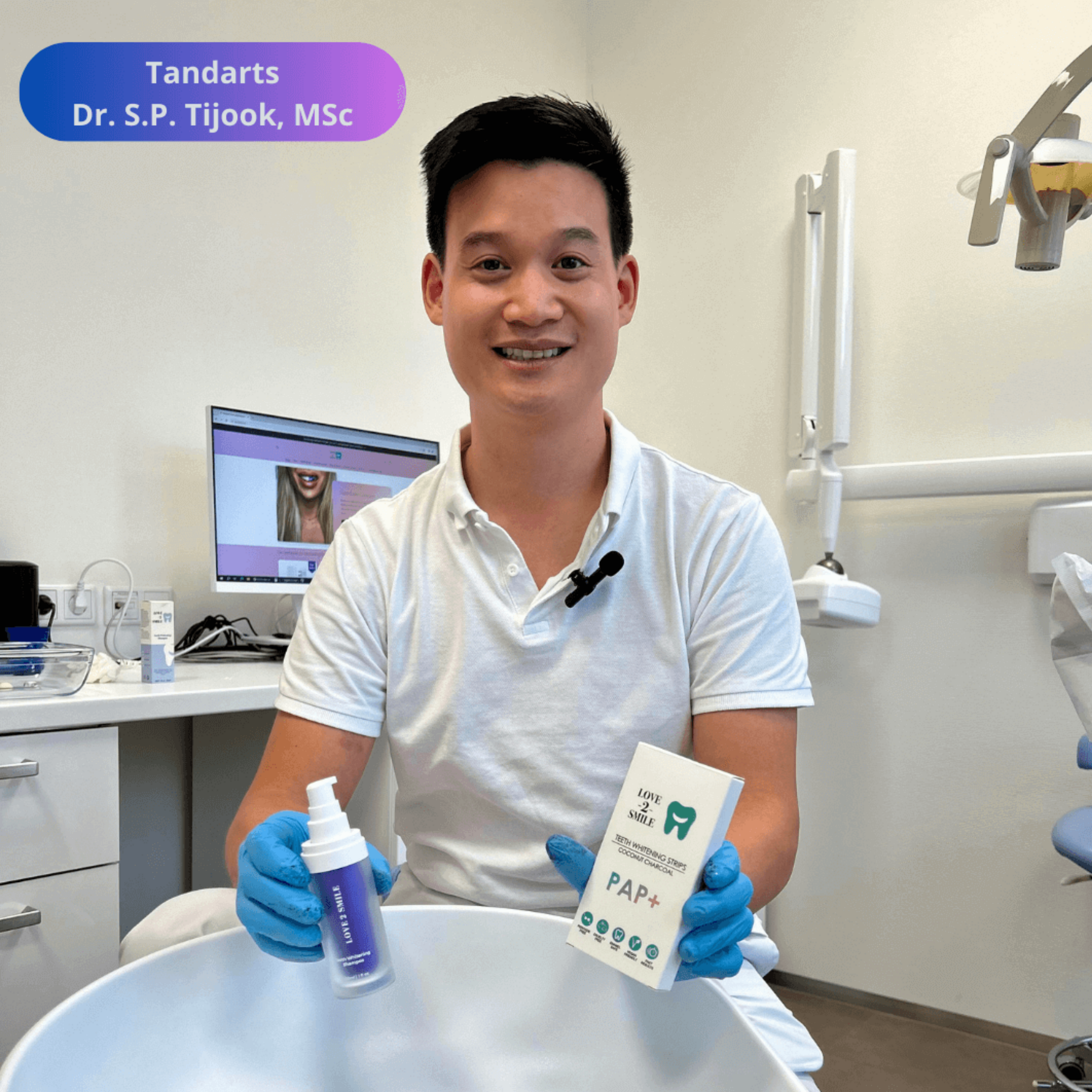 Ultimate Teeth Whitening Bundle - PAP+ Strips + Purple Shampoo | Complete Kit